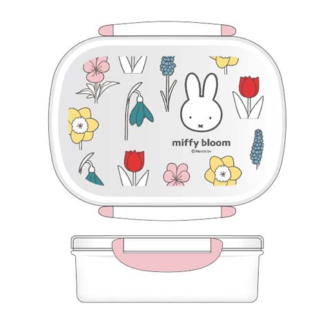 miffy ミッフィー お弁当箱 ランチボックス 270ml 花柄 BS26-43