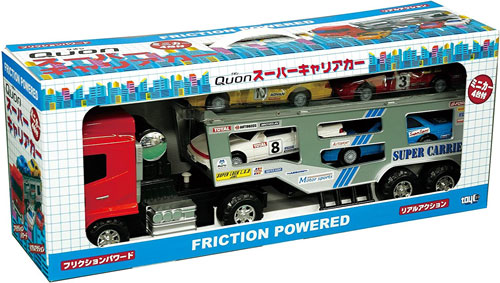 トイコー フリクションカー クオン スーパーキャリアカー ミニカー4台付属 4962603007250 : 4962603007250 :  ユウセイ堂2号店 ヤフーショッピング店 - 通販 - Yahoo!ショッピング