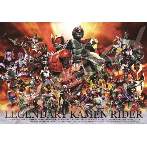新品　エンスカイ　仮面ライダー　1000ピース パズル　菅原芳人仮面ライダー集結 ジグソーパズル 1000ピース 菅原芳人WORKS 仮面ライダー集結〜時代を