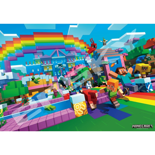 ジグソーパズル 1000ピース MINECRAFT マインクラフト 色彩の世界
