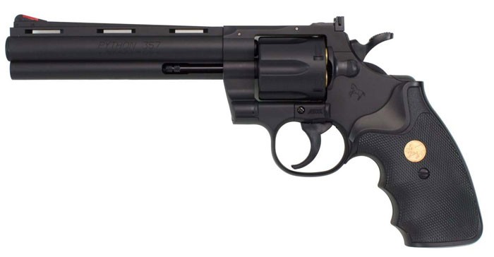 コルトパイソン357マグナム コルトパイソン.357マグナム 4インチ ブラックモデル - BBエアー