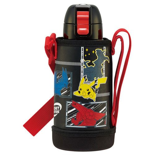 ポケットモンスター ポケモン 22 水筒 保冷 カバー付き 直飲み 600ml