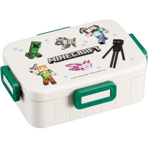 マスターマインド　ランチボックス マインクラフト Minecraft Explore More お弁当箱 抗菌 4点ロック