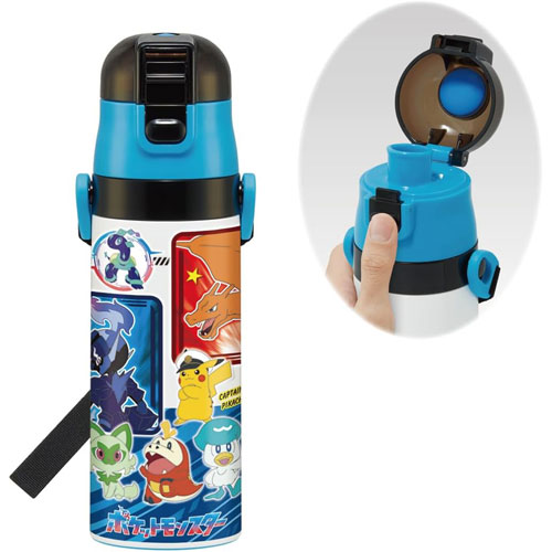 ポケットモンスター 24 ポケモン 水筒 ロック付きワンプッシュ
