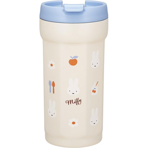 260ml ミッフィー&ダーン　ステンレス保温ボトル 水筒　タンブラー ミッフィー Miffy 八角形 蓋付き真空断熱ステンレスタンブラー 350ml