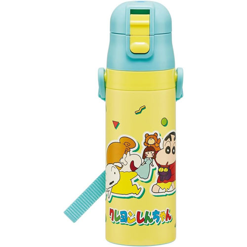 しんちゃん水筒 クレヨンしんちゃん 26 水筒 ロック付きワンプッシュダイレクト