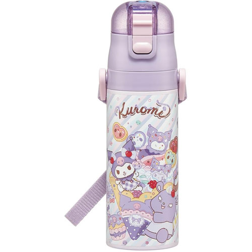 クロミ Fancy Snacks Sweets サンリオ 水筒 ロック付きワンプッシュ