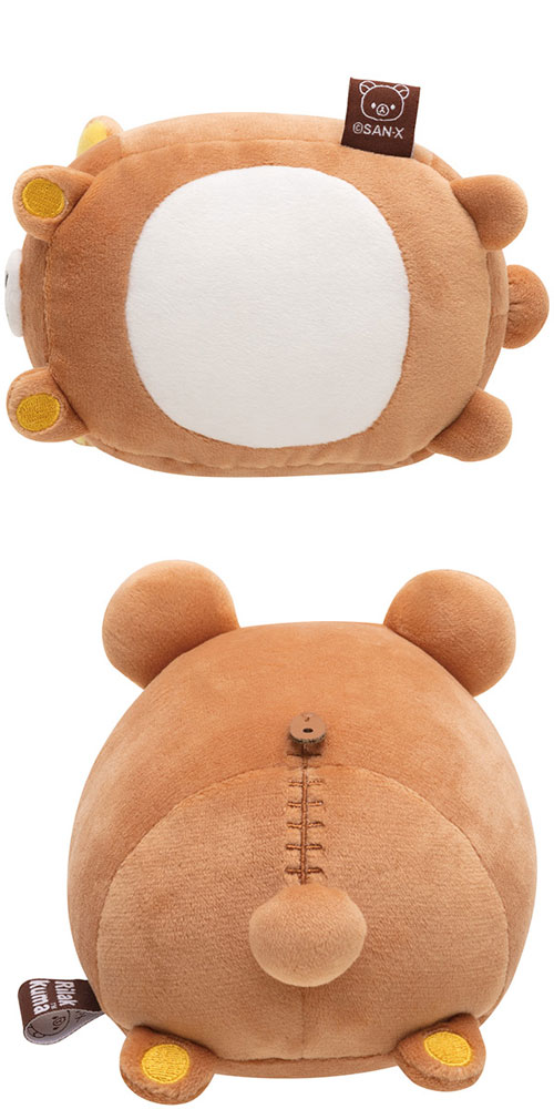 合馬公式アカウント1  リラックマ 初期 寝そべり ぬいぐるみ リラックマ スーパーもーちもちぬいぐるみ ねそべりポーズ・リラックマ
