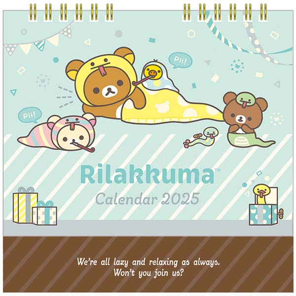 リラックマ 卓上カレンダー 巳 2025年版 CD39201の説明 - 通販 - Yahoo