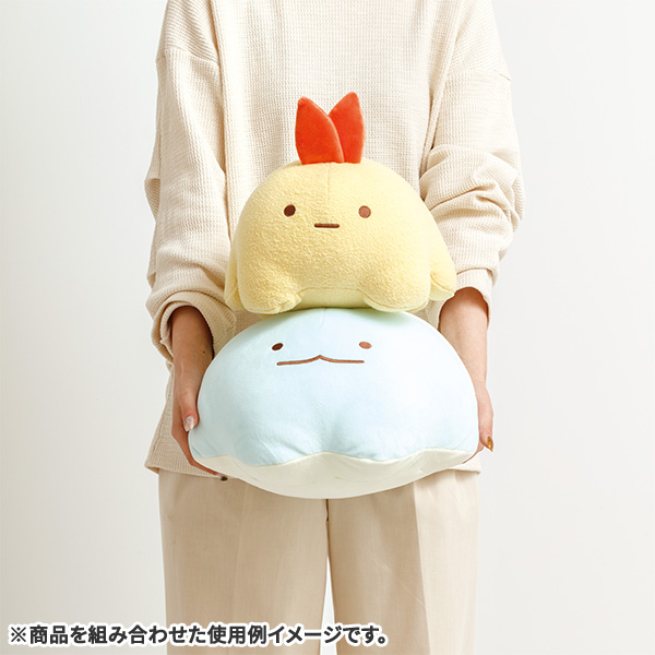 すみっコぐらし スーパーもーちもちぬいぐるみ えびふらいのしっぽ（進化A）② すみっコぐらし スーパーもーちもちぬいぐるみ もしもすみっコが進化