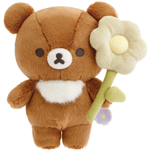 リラックマ ぬいぐるみ チャイロイコグマ・BASIC RILAKKUMA Flower