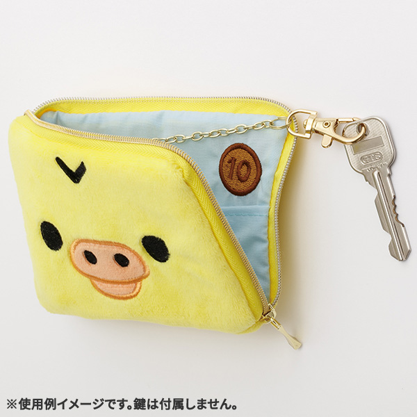 リラックマ ぬいぐるみパスケースキイロイトリ PB72203 : ユウセイ堂2