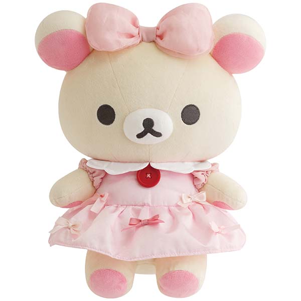 リラックマ くったりぬいぐるみ 【M】【着せかえ2枚】 リラックマ ぬいぐるみ Mサイズ・コリラックマ・Makeup Rilakkuma