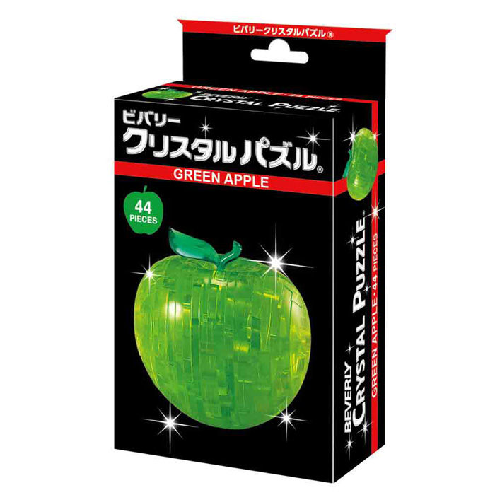 クリスタルパズル 44ピース グリーン アップル 50239 4977524486848の