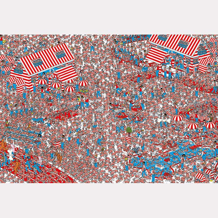 ジグソーパズル 1000マイクロピース ウォーリーをさがせ Where's Wally