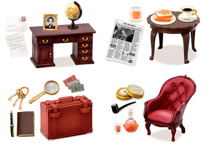 送料無料 リーメント ぷちサンプルシリーズ 名探偵の部屋 BOX全8種