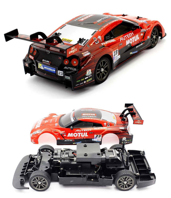 送料無料 ラジコンカー R/C 1/16 ドリフトレーシング MOTUL AUTECH GT