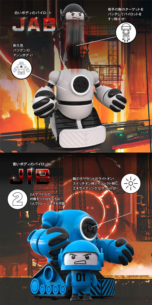 送料無料 対戦ラジコンロボット ボコパンチ 2体セット TK024の説明