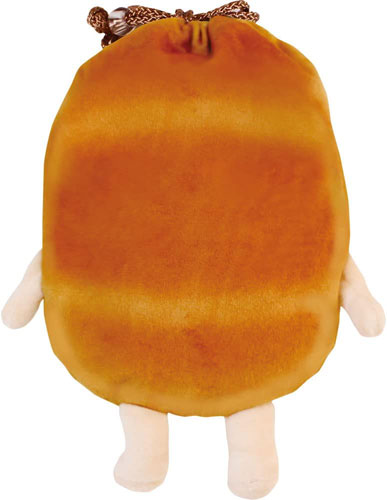 メール便送料無料 パンどろぼう ぬいぐるみ巾着 にせパン