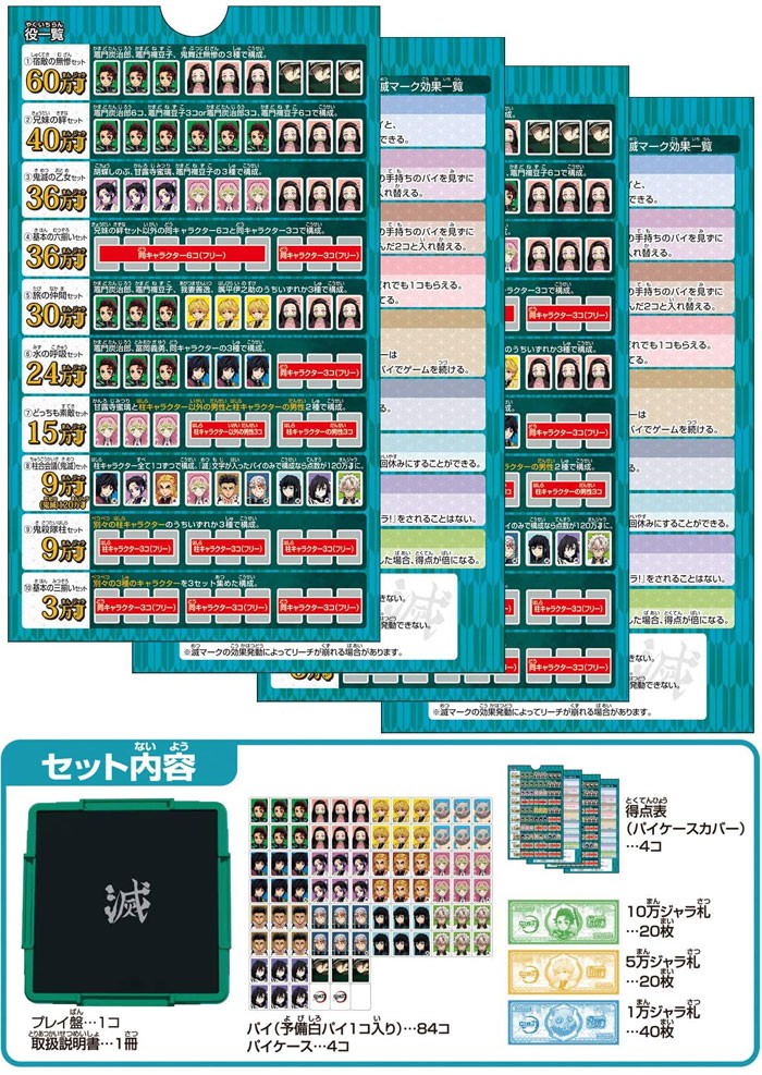 送料無料 ドンジャラ 鬼滅の刃 4549660541455 : ユウセイ堂1号店 Yahoo