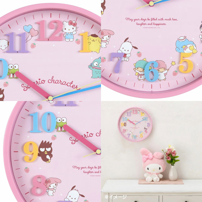 sanrio（サンリオ） 送料無料 ウォールクロック サンリオ