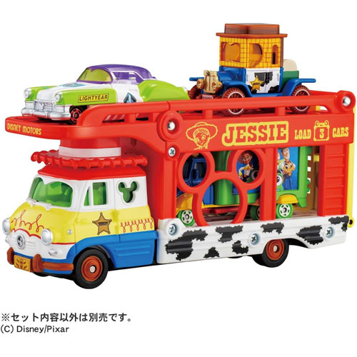 トミカ ディズニーモータース パルストランポ 3種セット メール便送料無料 トミカ ディズニーモータース パルズトランポ トイ