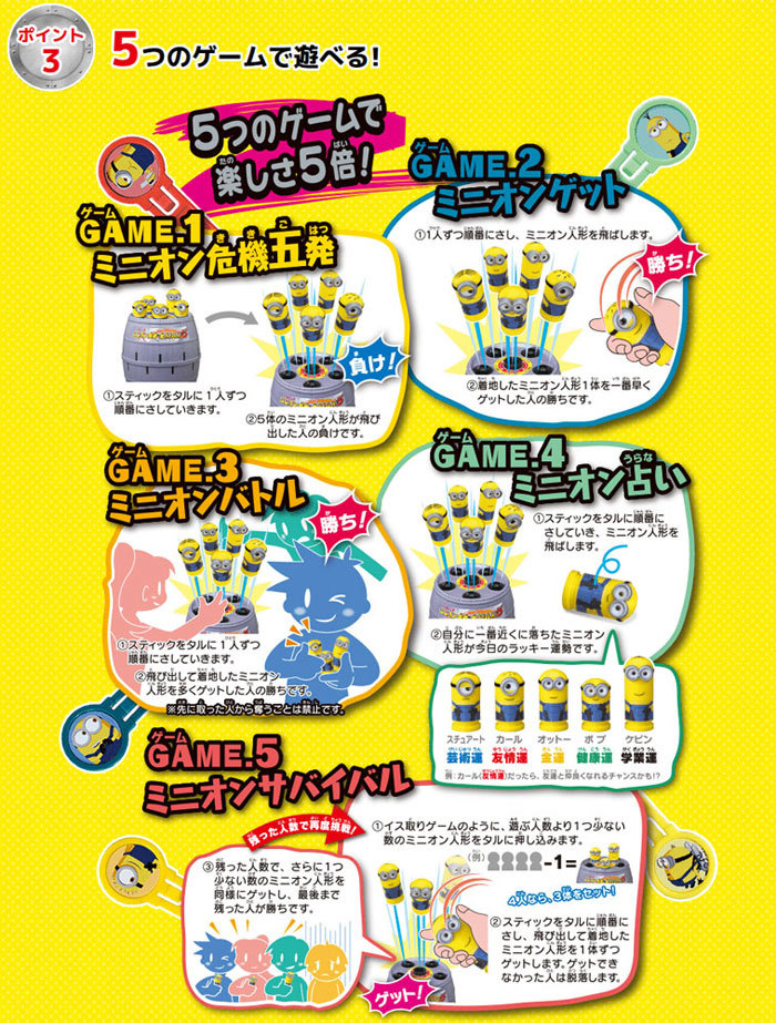 ミニオン危機一髪　MAX5 Amazon | タカラトミー ミニオン危機一発MAX5 | アクション