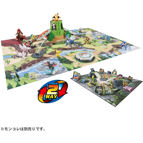 定番から日本未入荷 送料無料 ポケットモンスター ポケモン モンコレ 変形 ジオラマ マップ Columbiatools Com