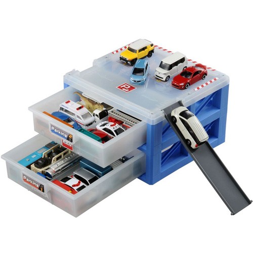 TOMICA トミカ ミニカー他 まとめ売り 49台 パーキングケース3個 4904810494775.jpg