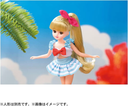 メール便送料無料 リカちゃん LW-13 マリンワンピ＆セーラー水着セット