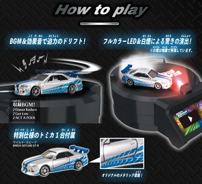 トミカプレミアムUnlimited ワイルドスピード ドリフトターンステージ TOMICA Premium Unlimited DRIFT TURN STAGE Fast & Furious