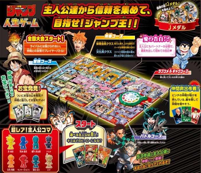 週刊少年 ジャンプ 人生ゲーム 4904810974123 : ユウセイ堂1号店 Yahoo