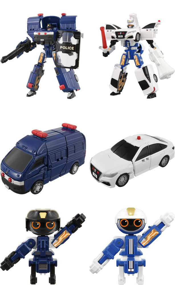 送料無料 トミカ ジョブレイバー TJBDX ポリスブレイバー 機動隊＆交通