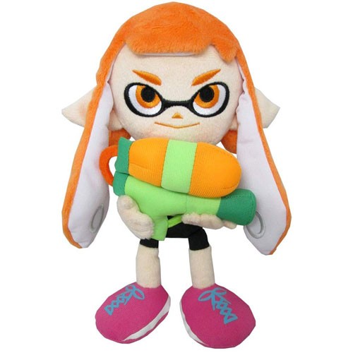 送料無料 スプラトゥーン Splatoon ぬいぐるみ SP01 スプラシューター ガールA Sサイズ 4905330200228