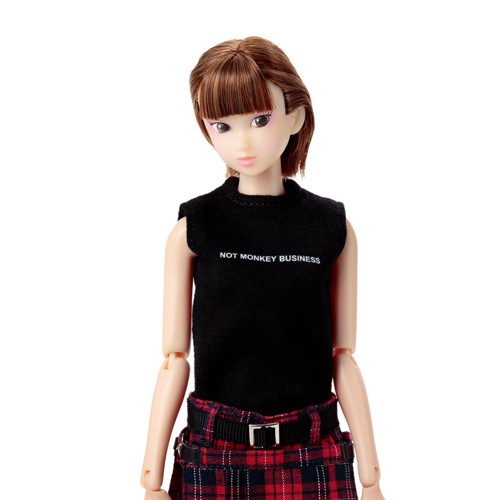 フラワーB ブルーグレイ momokoDOLL タータンシンドローム 開封品 未