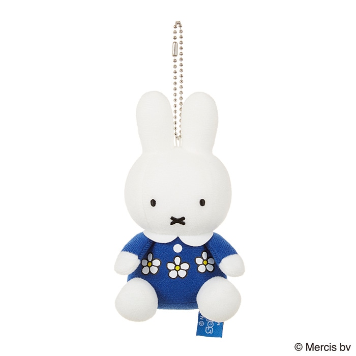 送料無料 ミッフィー miffy Flower Dress マスコットキーチェーン