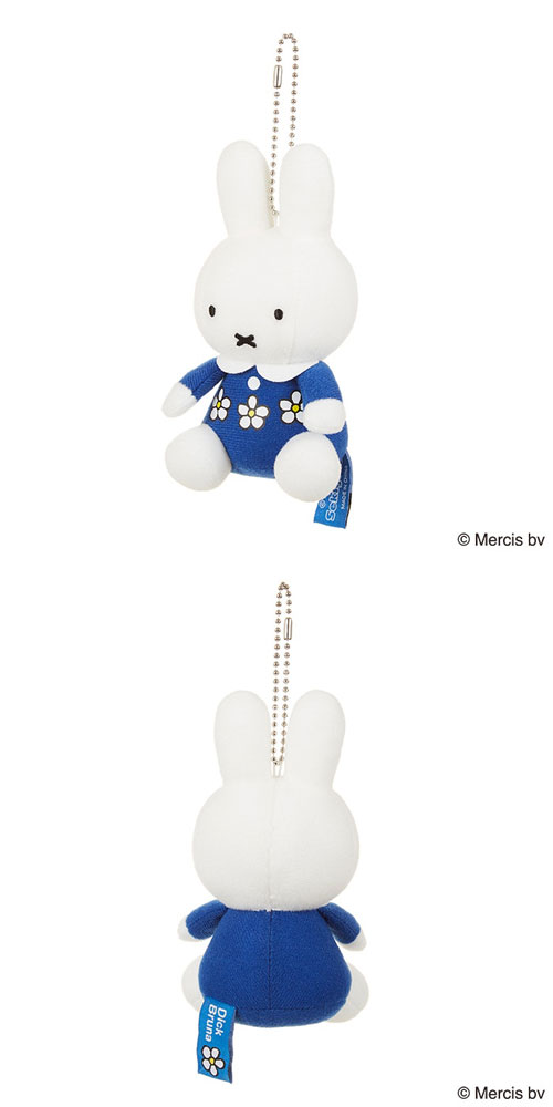 送料無料 ミッフィー miffy Flower Dress マスコットキーチェーン