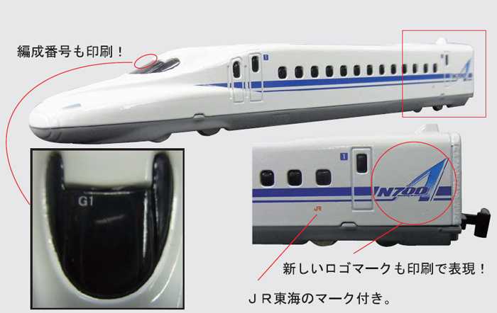 送料無料 Nゲージダイキャストスケールモデル No.2 N700 アドバンス