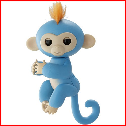 送料無料 小っちゃな手のりモンキー ハグミン ブルー 4907953814257