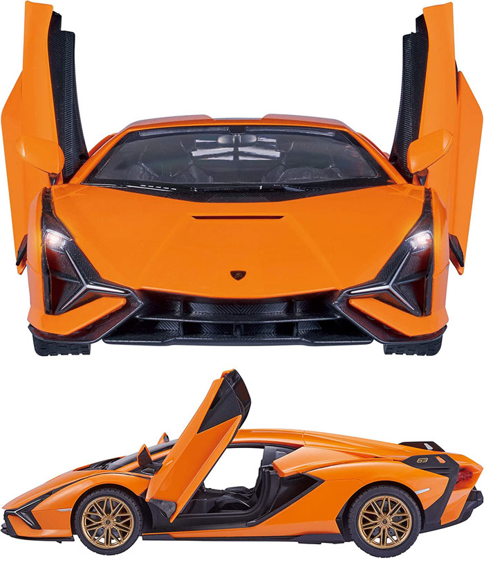 送料無料 RASTAR RC ラジコンカー 1/14スケール ランボルギーニ シアン