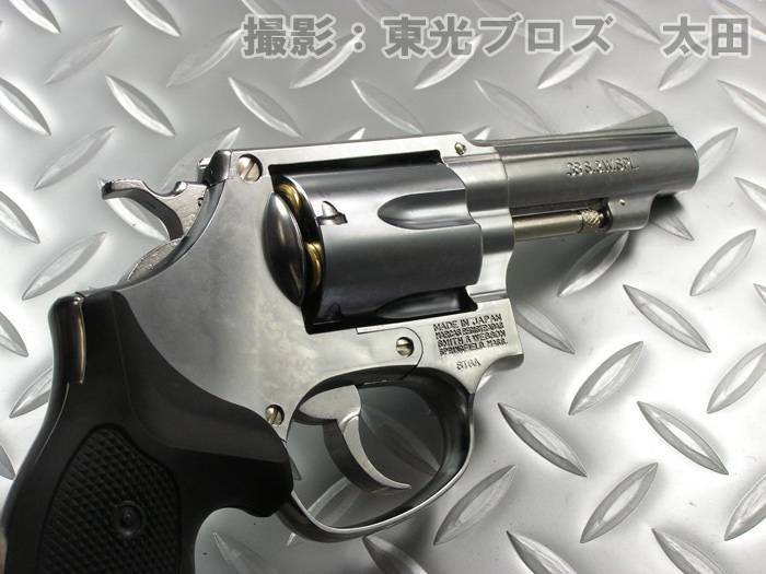 【現品限り一斉値下げ！】 マルシン工業 送料無料 6mmBBガスガン シルバー 3インチ M60 S&W トイガン