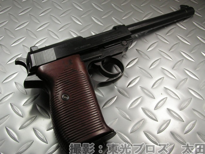送料無料 マルシン工業 6mmBBガスガン ワルサーP38 ロングバレル