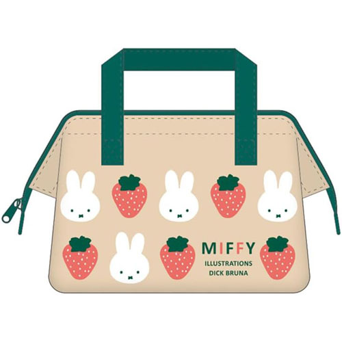 送料無料 miffy ミッフィー 保冷 保温 がま口型ランチバッグ お