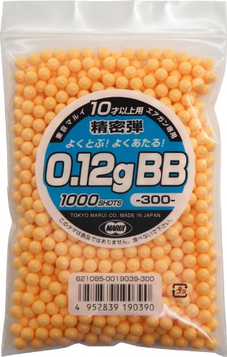 東京マルイ 0.12g 6mmBB弾 1000発入 エアガン : 4952839190390