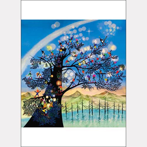 送料無料 ジグソーパズル 500ピース 藤城清治 こびとたちの大きな祈り