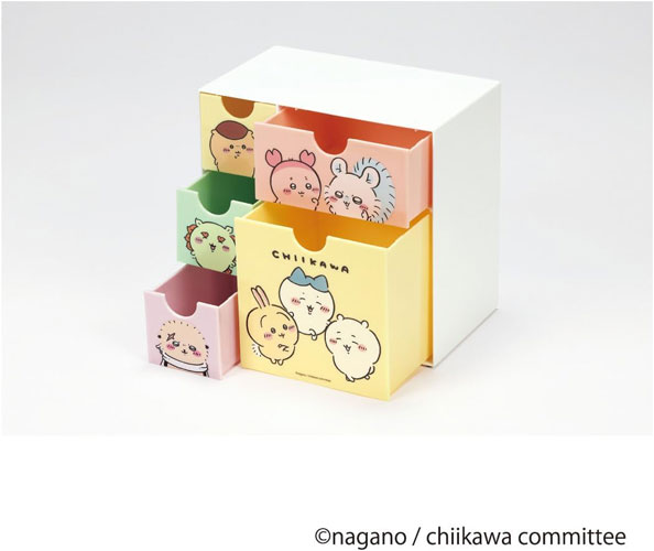 ちいかわ ミニチェスト 小物入れ 送料無料 ちいかわ ミニチェスト 卓上小物入れ 引き出し収納ケース