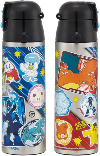 送料無料 ポケットモンスター 24 ポケモン 水筒 超軽量 ロック付きワン