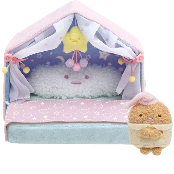 新品タグ付き　すみっコぐらし　てのりぬいぐるみ　ベビーベッド　シーンぬいぐるみ 楽天市場】【送料無料!】 すみっコぐらし てのりぬいぐるみ