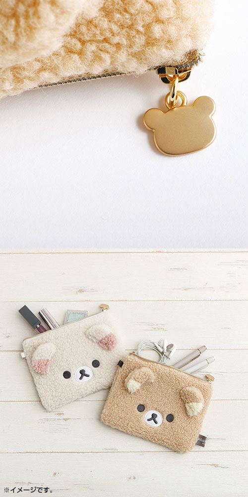 San-X（サンエックス） 送料無料 リラックマ もこもこフラットポーチ