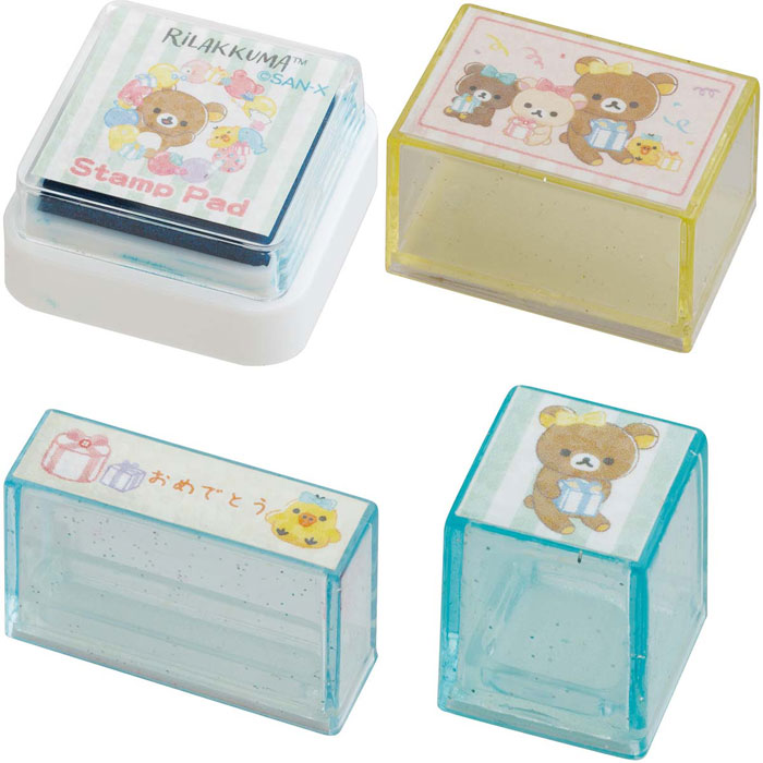 メール便送料無料 リラックマ スタンプセット リラックマ・Mサイズ・全